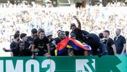 Académica festeja subida à 2.ª Liga