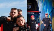 A reação de Prestianni à saída de Otamendi do Benfica