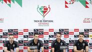 Nélson Pereira, António Nobre, Hélder Malheiro e Francisco Pereira na conferência de imprensa