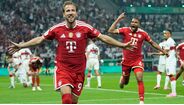 Harry Kane marcou um hat trick na final da Taça da Alemanha que o Bayern venceu