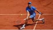 Nuno Borges em ação frente a Rublev