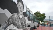 Mural é nova atração em Santo António