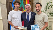 João Félix, João Azevedo (presidente da CM Viseu) e Hugo Félix