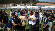 As imagens da festa do Vianense após garantir a subida à Liga 3