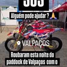 <![CDATA[ Baja TT Norte de Portugal: moto de competição foi roubada em pleno paddock ]]>