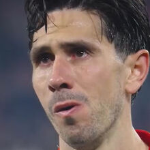 <![CDATA[ Jogadores do Sp. Braga agradeceram aos adeptos e não seguraram as lágrimas após o apito final ]]>
