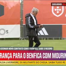 <![CDATA[ Vítor Pinto: «Antes do dia 28, a renovação pelo Benfica só seria possível se Mourinho abdicasse da cláusula» ]]>