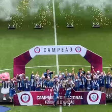<![CDATA[ A festa do título da equipa feminina do FC Porto no Estádio do Dragão ]]>