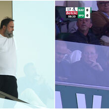 <![CDATA[ Convidados de honra no Rio Ave-Sporting: Marinakis e Textor assistem ao jogo no Estádio dos Arcos ]]>