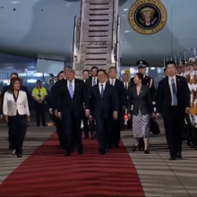 <![CDATA[ Trump chega a Pequim para reunião com Xi Jinping ]]>