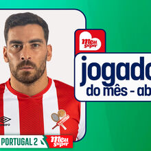 <![CDATA[ Salvador Agra eleito o jogador do mês de abril da 2ª Liga ]]>