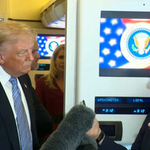 <![CDATA[ Trump chama “traidor” a jornalista em discussão sobre guerra com o Irão ]]>