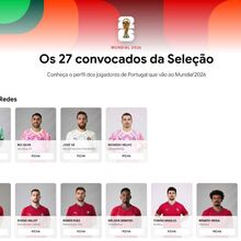 <![CDATA[ Os 27 convocados de Portugal para o Mundial'2026: conheça o perfil de todos os eleitos de Roberto Martínez ]]>