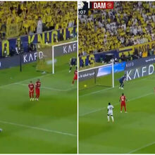 <![CDATA[ Golaço de livre e uma 'bomba' na área: o bis de Cristiano Ronaldo que levou o Al Nassr à conquista do título saudita ]]>