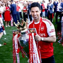 <![CDATA[ Arteta só ouvia os vizinhos quando estava de volta do churrasco e teve de ser avisado do título: «Pai, somos campeões!» ]]>