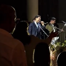 <![CDATA[ Pote a dar toques... de cantor: jogador do Sporting surpreendeu no casamento ]]>