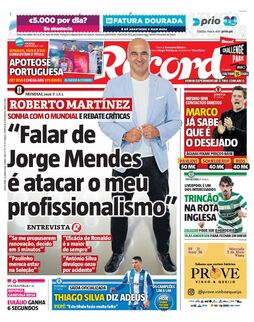 Capa do dia
