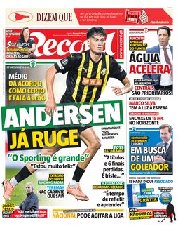 Capa do dia