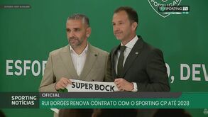 Rui Borges renova com o Sporting