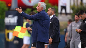 José Mourinho durante o Famalicão-Benfica