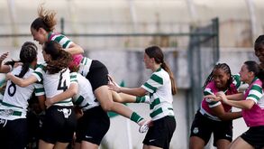 Jogadoras do Sporting celebraram conquista