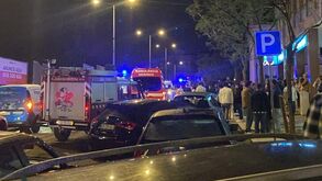 O momento em que sete adeptos do FC Porto são atropelados durante festejos em São João da Madeira