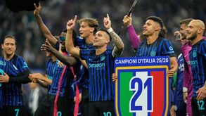 Inter vence Parma e sagra-se campeão da Serie A pela 21.ª vez na sua história