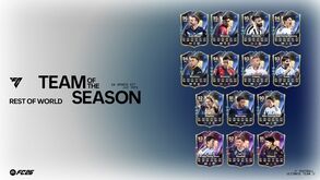 Resto do Mundo: EA Sports FC anuncia Equipa do Ano