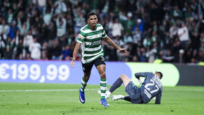 Luís Guilherme a comemar golo frente ao V. Guimarães