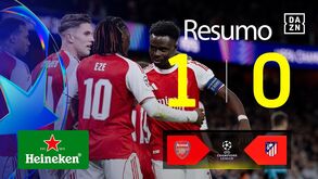 O resumo do Arsenal-At. Madrid: um golo e muita polémica