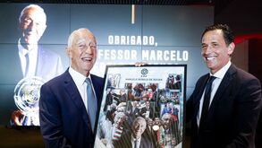 Marcelo Rebelo de Sousa recebeu quadro de Pedro Proença