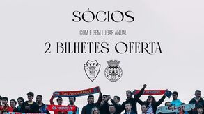 Gil Vicente oferece dois bilhetes a sócios para jogo em Barcelos
