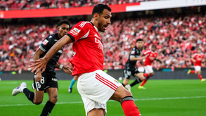 Pavlidis negociável: avançado do Benfica entre a luta com Suárez e a atenção dos alemães