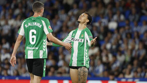 Antony apontou o primeiro golo do Real Sociedad-Betis