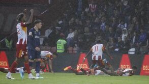 Aderllan Santos celebra golo ao FC Porto