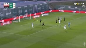O golo de Bezerra que colocou o Rio Ave a vencer o Sporting