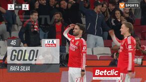 Benfica entrou a todo o gás na 2.ª parte e marcou aos 26 segundos