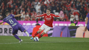 Schjelderup foi o destaque do Benfica no jogo com o Sp. Braga