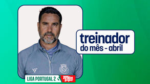 Rui Ferreira eleito o treinador do mês de abril da 2.ª Liga