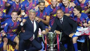 Laporta e Rafa Yuste na festa do Barcelona