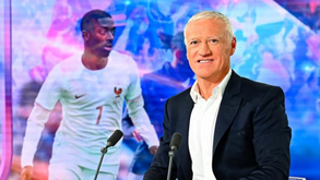 Didier Deschamps, selecionador da França, antes de anunciar os convocados para o Mundial'2026