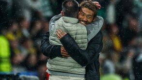 Morita abraça Rui Borges