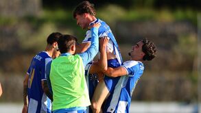 Duarte Cunha celebra golo contra o Benfica B