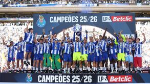 Festa do FC Porto comemora o título de campeão no Estádio do Dragão