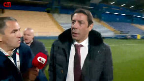CMTV questiona Rui Costa sobre Marco Silva após o jogo do Benfica com o Estoril
