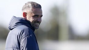 Rui Borges orienta mais um treino do Sporting