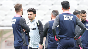 Pote durante o treino