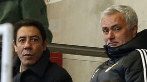 Rui Costa e José Mourinho