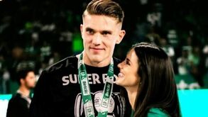 Viktor Gyökeres e Inês Aguiar