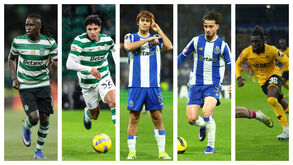 Quenda, João Simões, Rodrigo Mora, Martim Fernandes e Mateus Mané